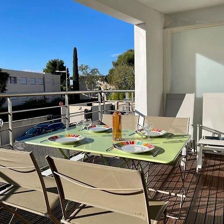 17 - Appartement Neuf, Parking Terrasse Et Jolie Vue บ็องโดล ภายนอก รูปภาพ